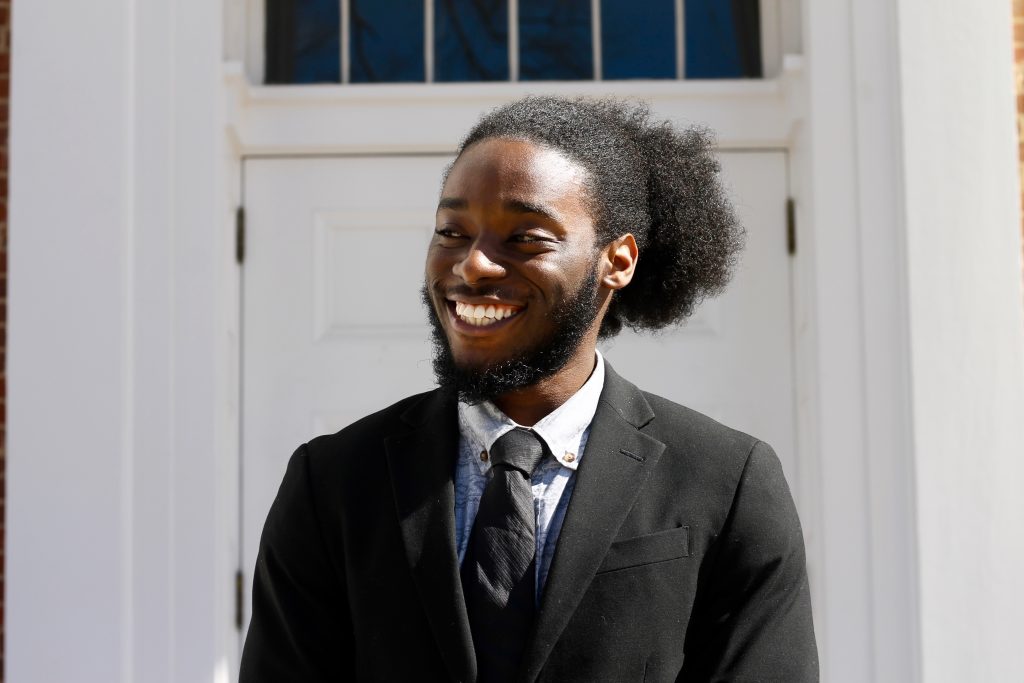 Rashad hopes to utilize his computer science major to pursue a career in video game design.